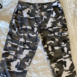 Camo cargo pants